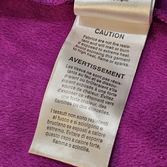 Columbia Girls Jacket Rain Coat Girls Size 10-12 Medium Full Zip with Hood Pink - Picture 7 of 13